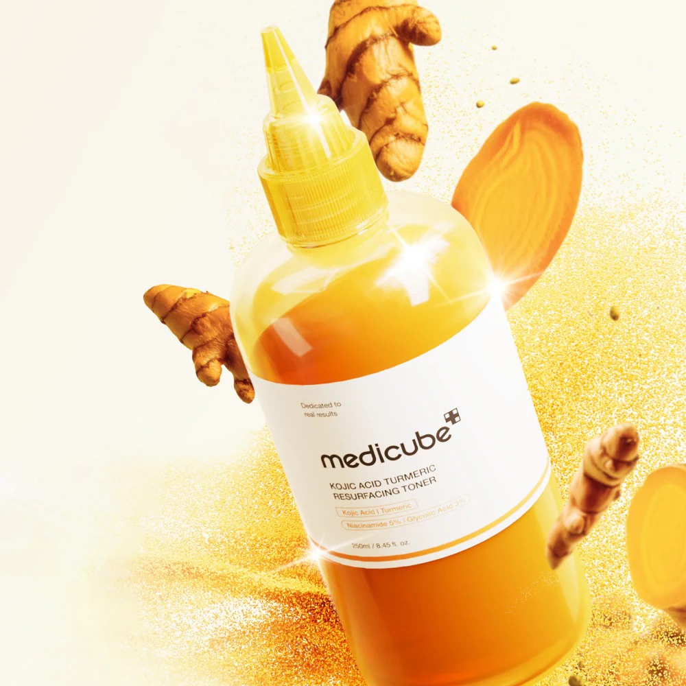 Medicube Kojic Acid Turmeric Resurfacing Toner (250ml)
